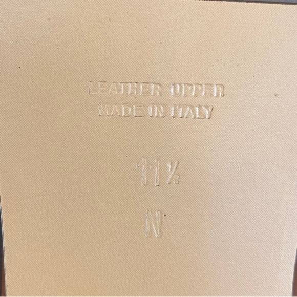 Joseph Italian Made Brown Leather Tall Boots Perforated Size 11 N Equestrian NEW - Picture 7 of 10